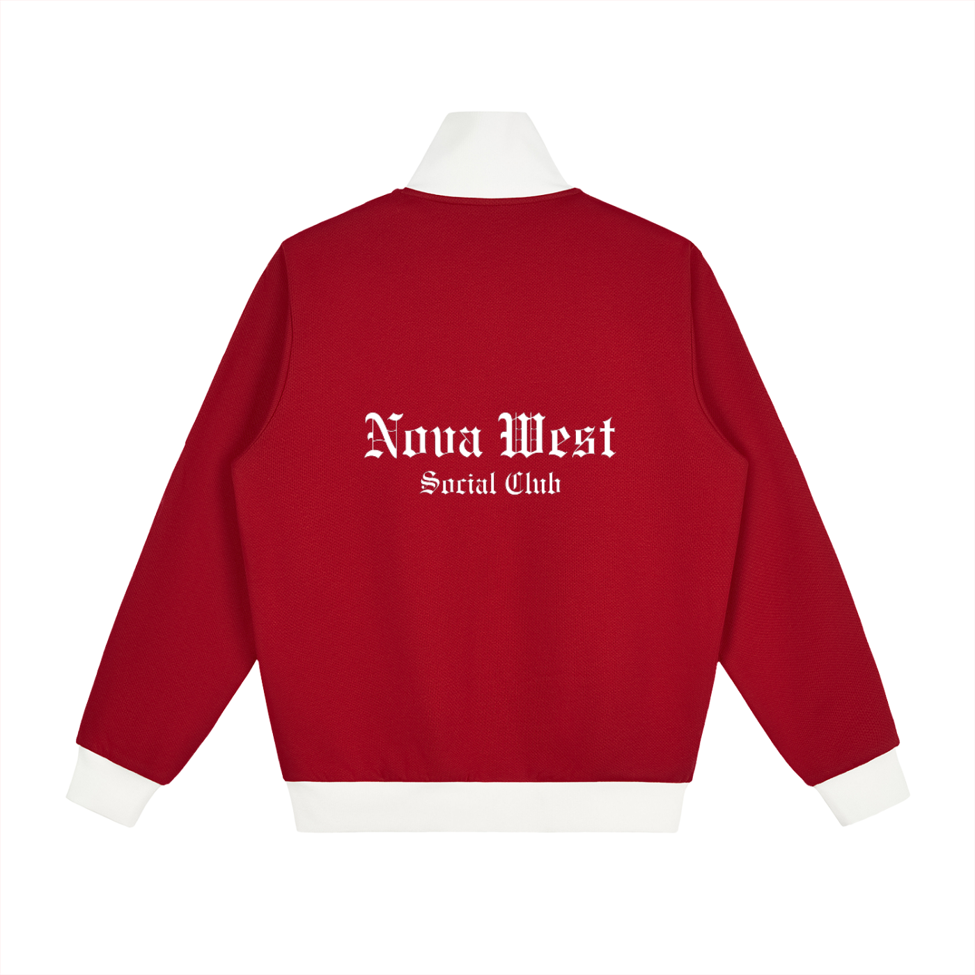 Contrast Side Stripe Fleece Track Jacket