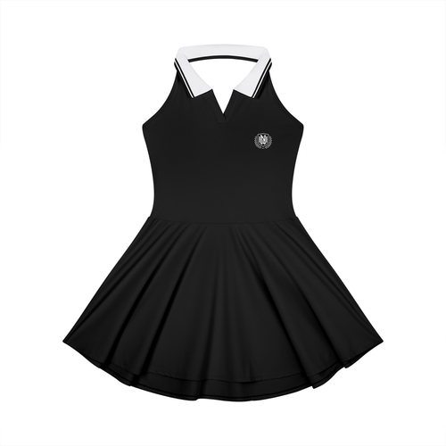 Collared Halter A-Line Tennis Dress