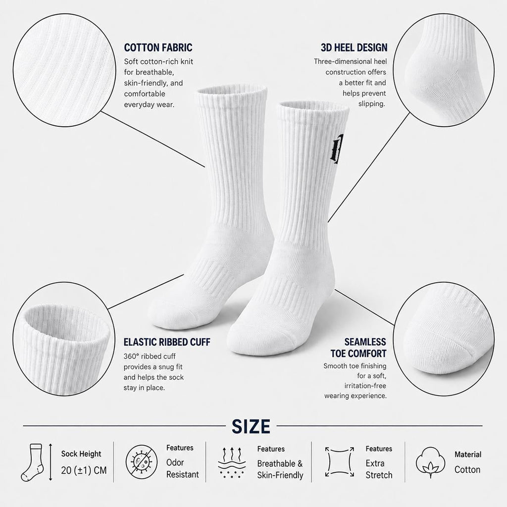 Signature Crew Socks