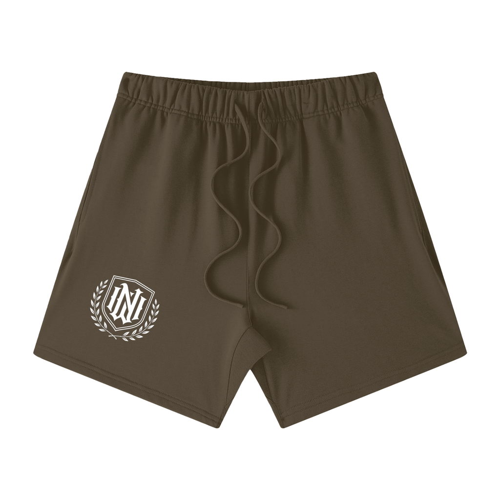 Unisex Earth Tone Loose Fit Cotton Shorts