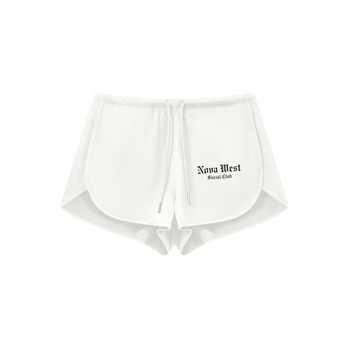 Drawstring Shorts in White
