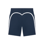 High Rise Color Block Yoga Shorts