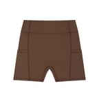 High-Waisted Pocket Biker Shorts