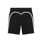 High Rise Color Block Yoga Shorts