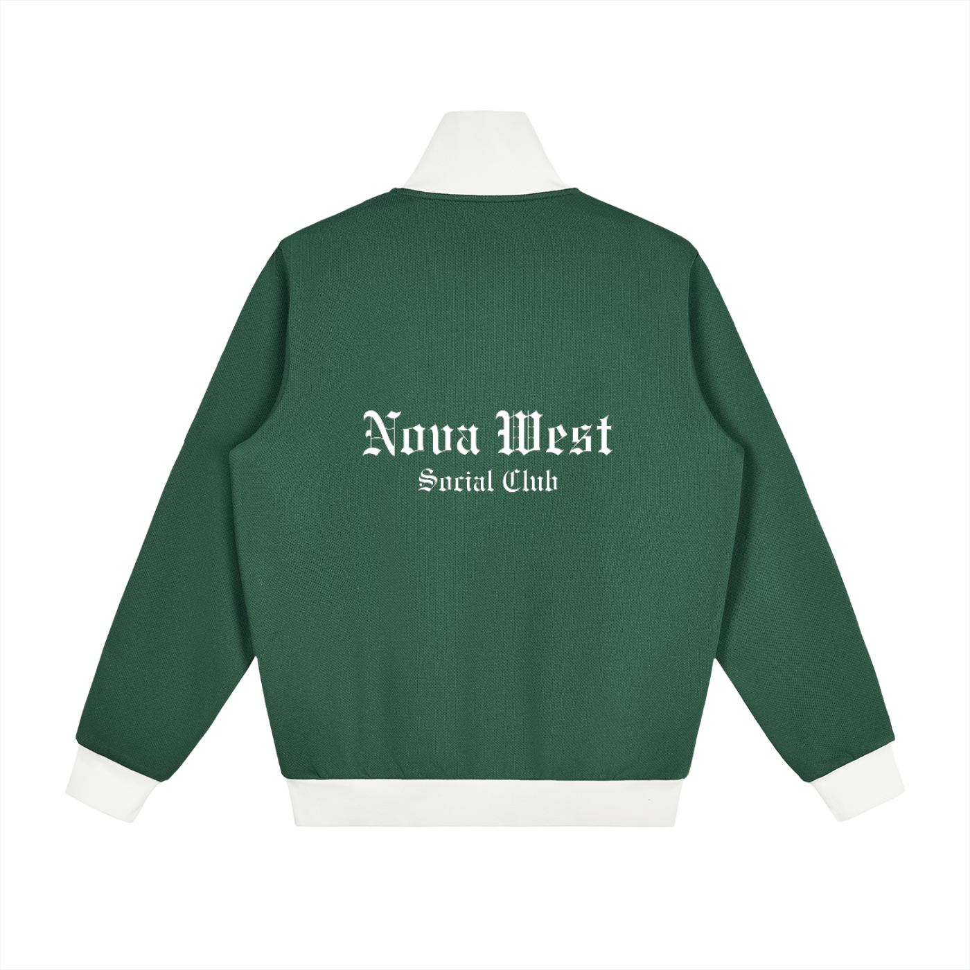 Contrast Side Stripe Fleece Track Jacket