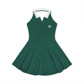 Women's Collared Halter A-Line Tennis Dress